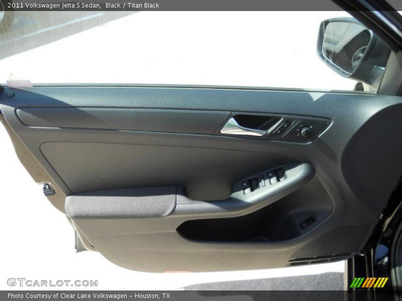 Black / Titan Black 2011 Volkswagen Jetta S Sedan