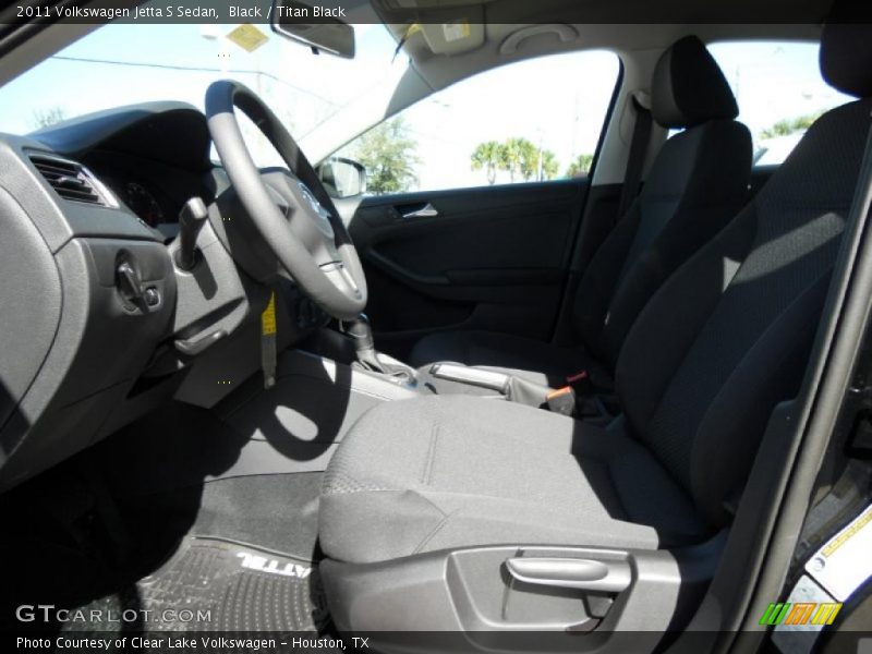 Black / Titan Black 2011 Volkswagen Jetta S Sedan