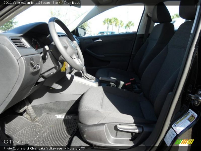 Black / Titan Black 2011 Volkswagen Jetta S Sedan