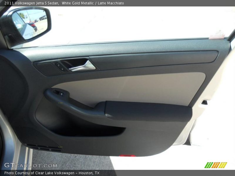 White Gold Metallic / Latte Macchiato 2011 Volkswagen Jetta S Sedan