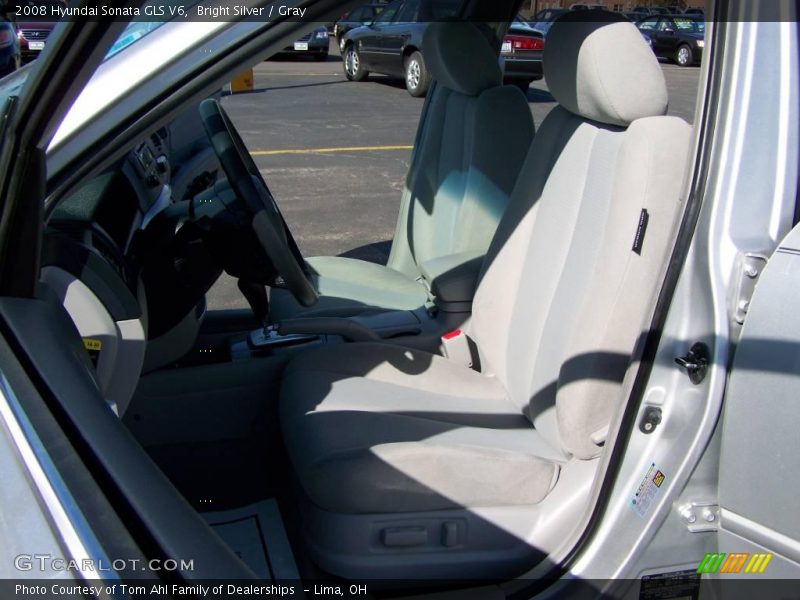 Bright Silver / Gray 2008 Hyundai Sonata GLS V6