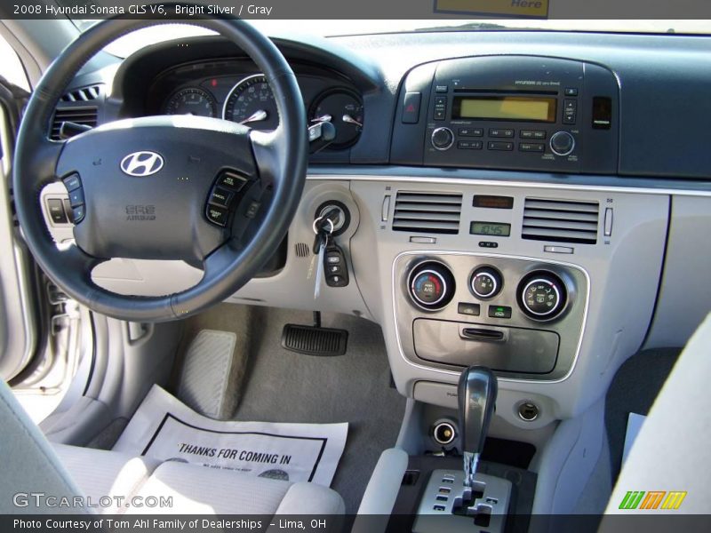 Bright Silver / Gray 2008 Hyundai Sonata GLS V6
