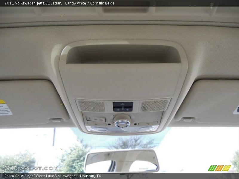 Candy White / Cornsilk Beige 2011 Volkswagen Jetta SE Sedan