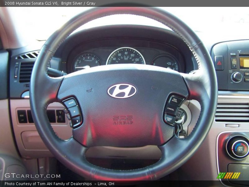 Bright Silver / Gray 2008 Hyundai Sonata GLS V6