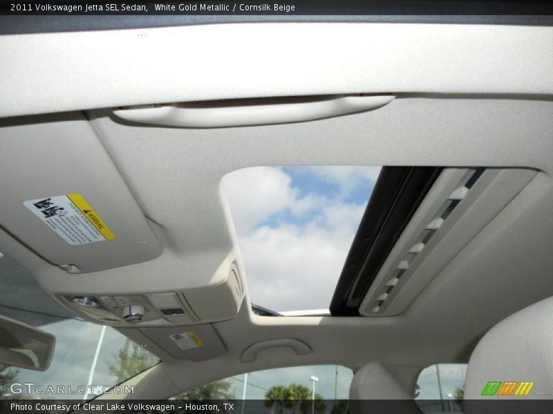 White Gold Metallic / Cornsilk Beige 2011 Volkswagen Jetta SEL Sedan