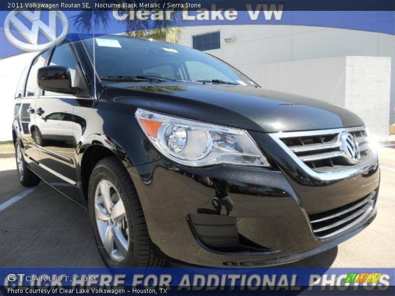 Nocturne Black Metallic / Sierra Stone 2011 Volkswagen Routan SE