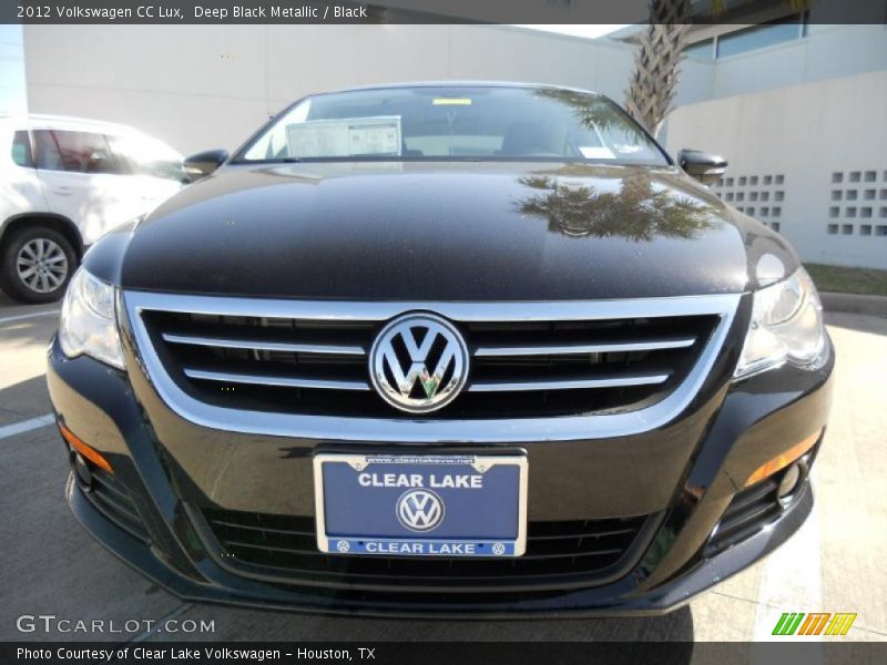 Deep Black Metallic / Black 2012 Volkswagen CC Lux