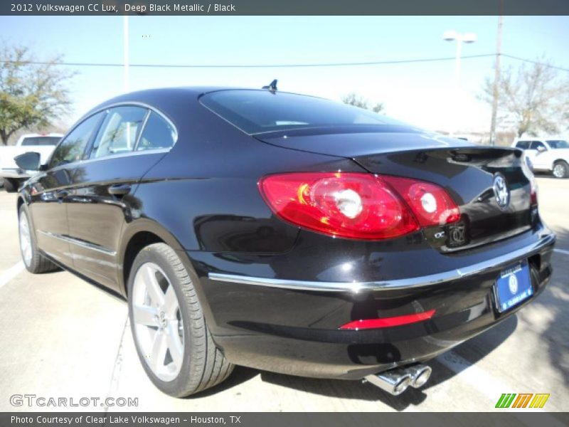 Deep Black Metallic / Black 2012 Volkswagen CC Lux