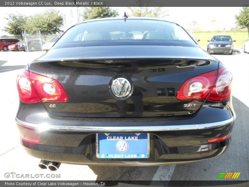 Deep Black Metallic / Black 2012 Volkswagen CC Lux