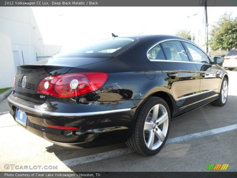 Deep Black Metallic / Black 2012 Volkswagen CC Lux