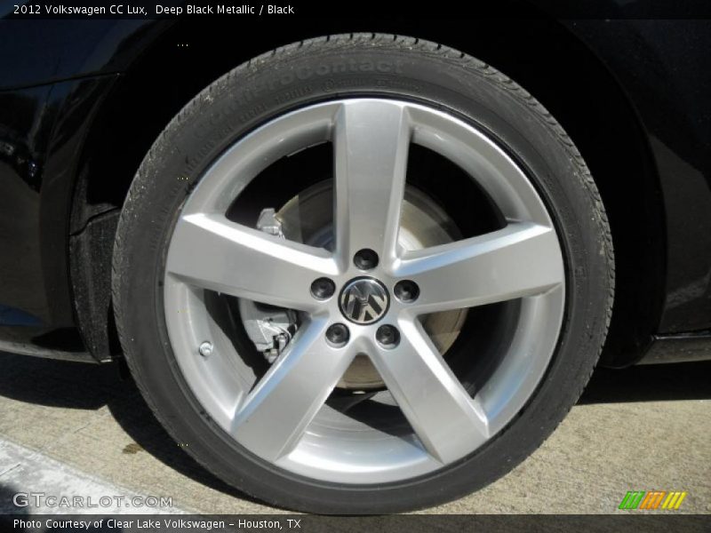 Deep Black Metallic / Black 2012 Volkswagen CC Lux