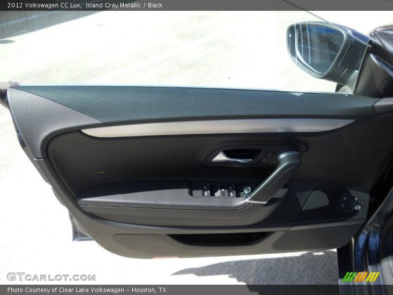 Island Gray Metallic / Black 2012 Volkswagen CC Lux