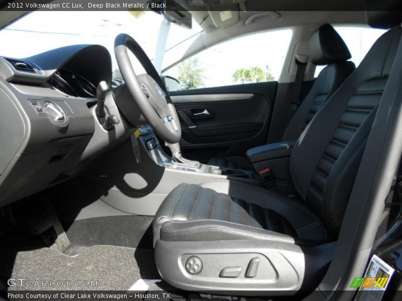 Deep Black Metallic / Black 2012 Volkswagen CC Lux