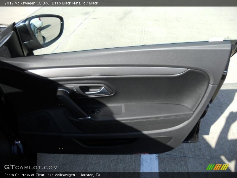 Deep Black Metallic / Black 2012 Volkswagen CC Lux