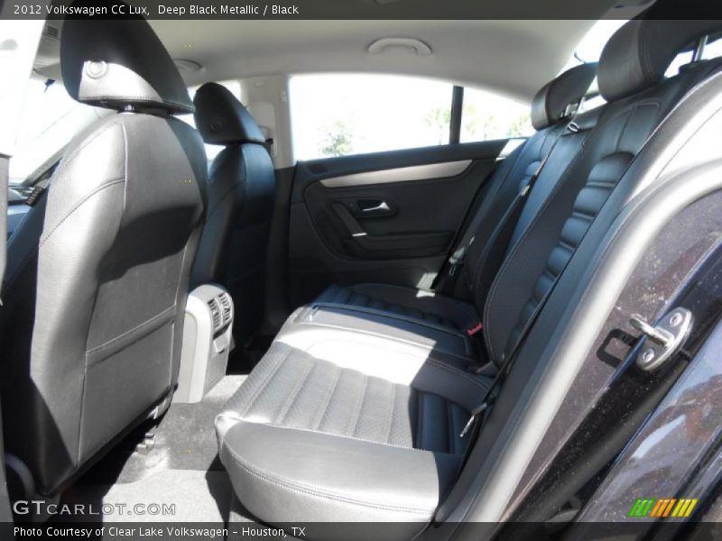 Deep Black Metallic / Black 2012 Volkswagen CC Lux