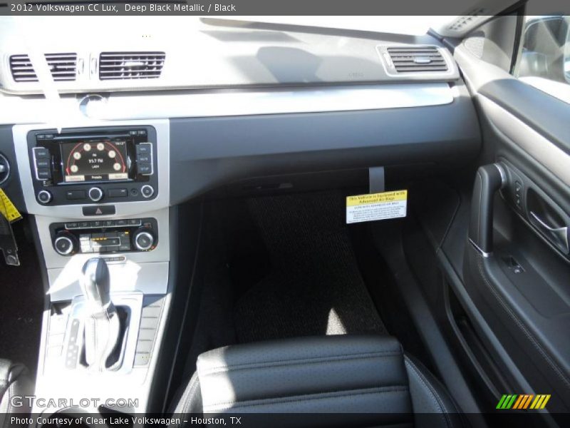 Deep Black Metallic / Black 2012 Volkswagen CC Lux