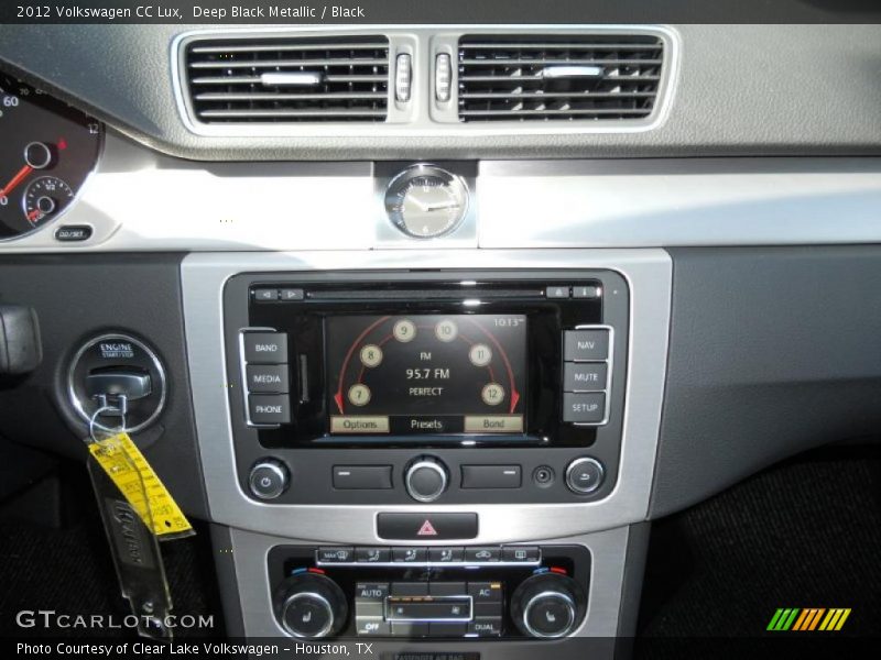 Deep Black Metallic / Black 2012 Volkswagen CC Lux