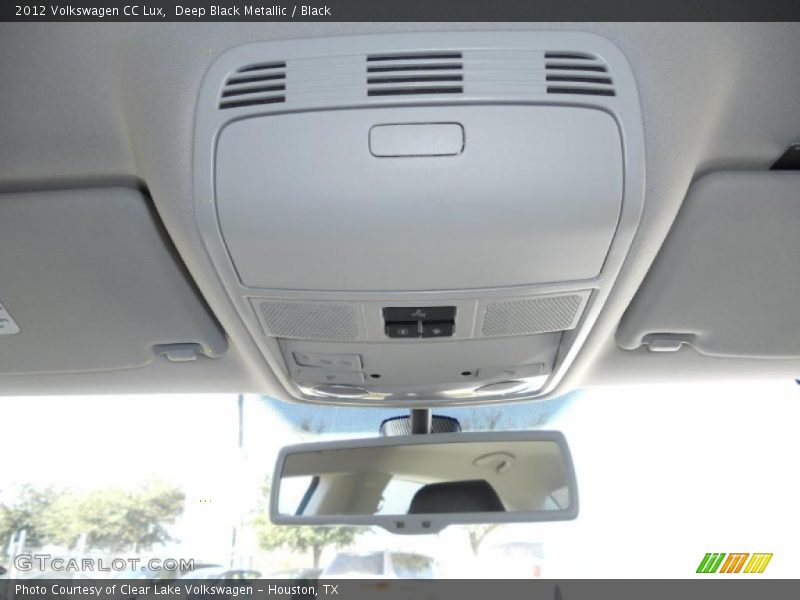 Deep Black Metallic / Black 2012 Volkswagen CC Lux
