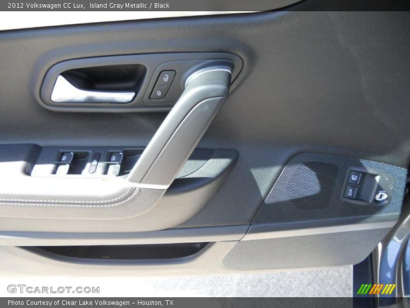 Island Gray Metallic / Black 2012 Volkswagen CC Lux