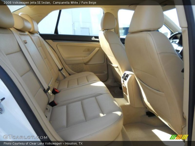 Campanella White / Pure Beige 2008 Volkswagen Jetta SE Sedan
