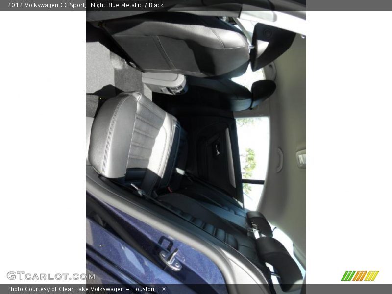 Night Blue Metallic / Black 2012 Volkswagen CC Sport