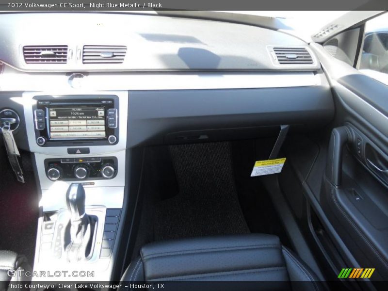 Night Blue Metallic / Black 2012 Volkswagen CC Sport