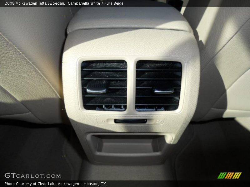 Campanella White / Pure Beige 2008 Volkswagen Jetta SE Sedan