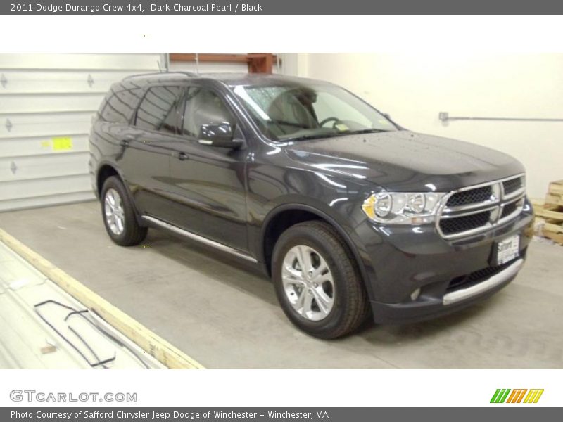Dark Charcoal Pearl / Black 2011 Dodge Durango Crew 4x4