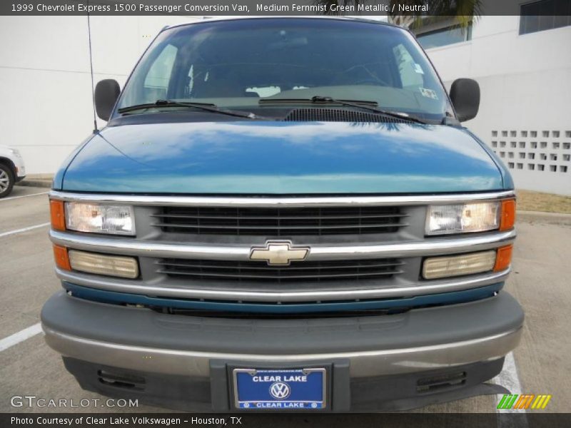 Medium Fernmist Green Metallic / Neutral 1999 Chevrolet Express 1500 Passenger Conversion Van