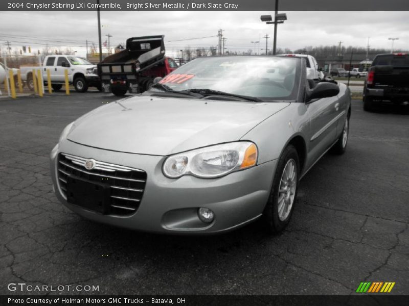Bright Silver Metallic / Dark Slate Gray 2004 Chrysler Sebring LXi Convertible
