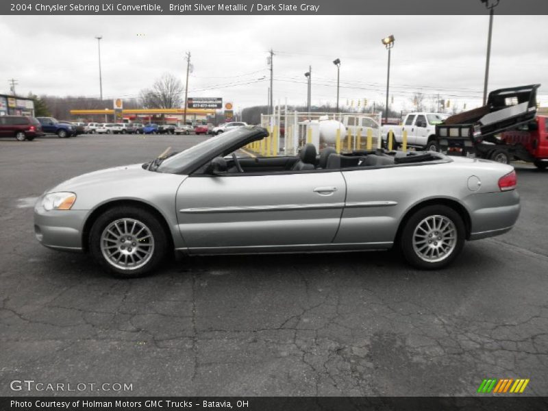 Bright Silver Metallic / Dark Slate Gray 2004 Chrysler Sebring LXi Convertible
