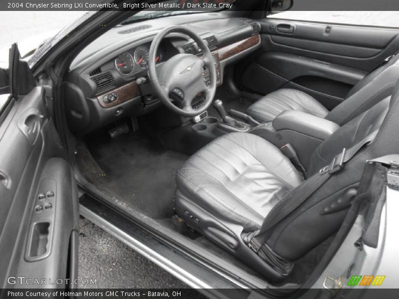 Bright Silver Metallic / Dark Slate Gray 2004 Chrysler Sebring LXi Convertible