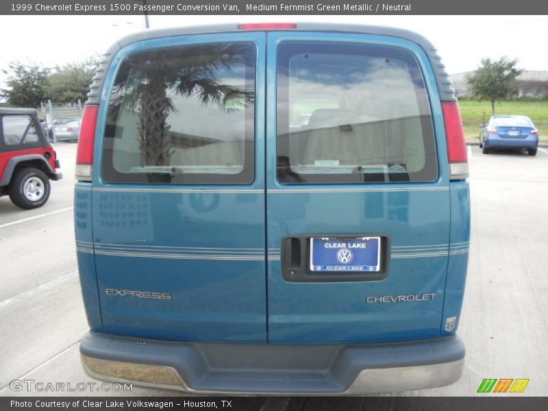 Medium Fernmist Green Metallic / Neutral 1999 Chevrolet Express 1500 Passenger Conversion Van