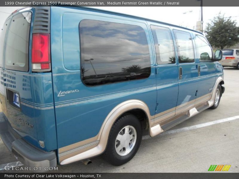 Medium Fernmist Green Metallic / Neutral 1999 Chevrolet Express 1500 Passenger Conversion Van
