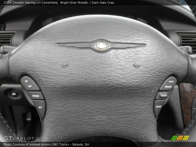 Bright Silver Metallic / Dark Slate Gray 2004 Chrysler Sebring LXi Convertible