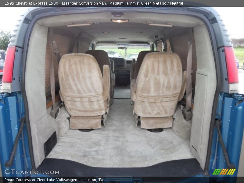 Medium Fernmist Green Metallic / Neutral 1999 Chevrolet Express 1500 Passenger Conversion Van