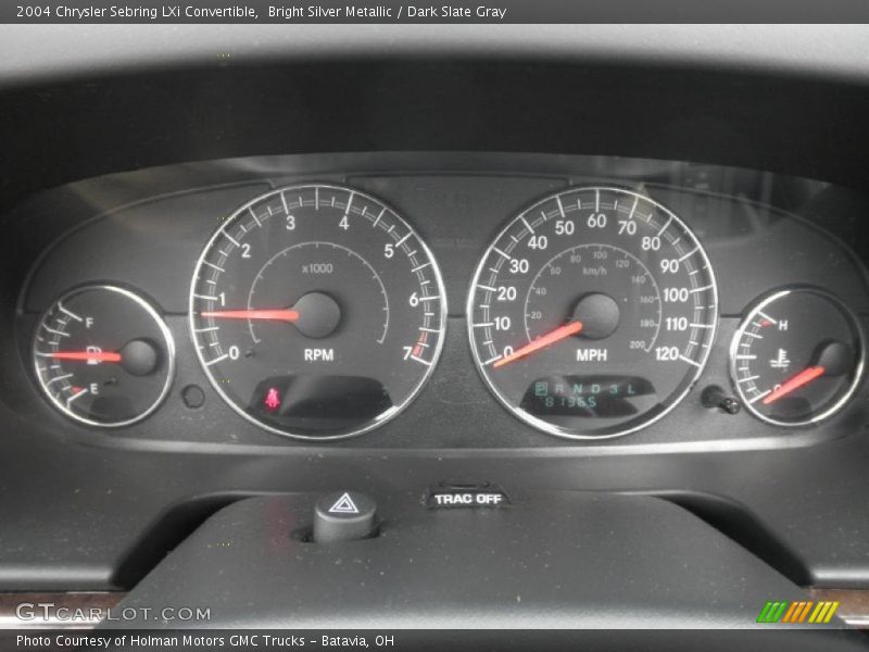 Bright Silver Metallic / Dark Slate Gray 2004 Chrysler Sebring LXi Convertible