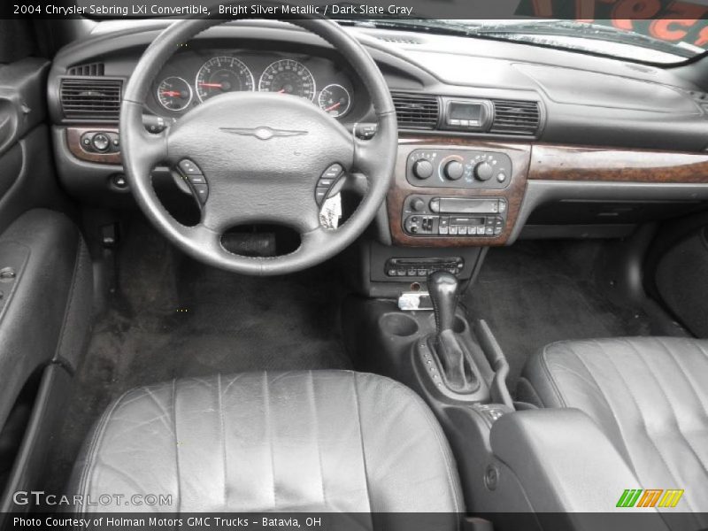 Bright Silver Metallic / Dark Slate Gray 2004 Chrysler Sebring LXi Convertible