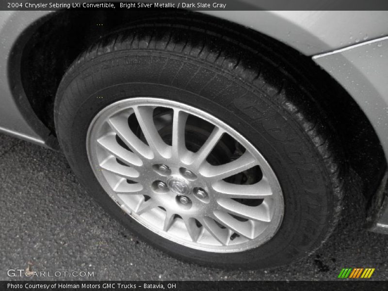 Bright Silver Metallic / Dark Slate Gray 2004 Chrysler Sebring LXi Convertible