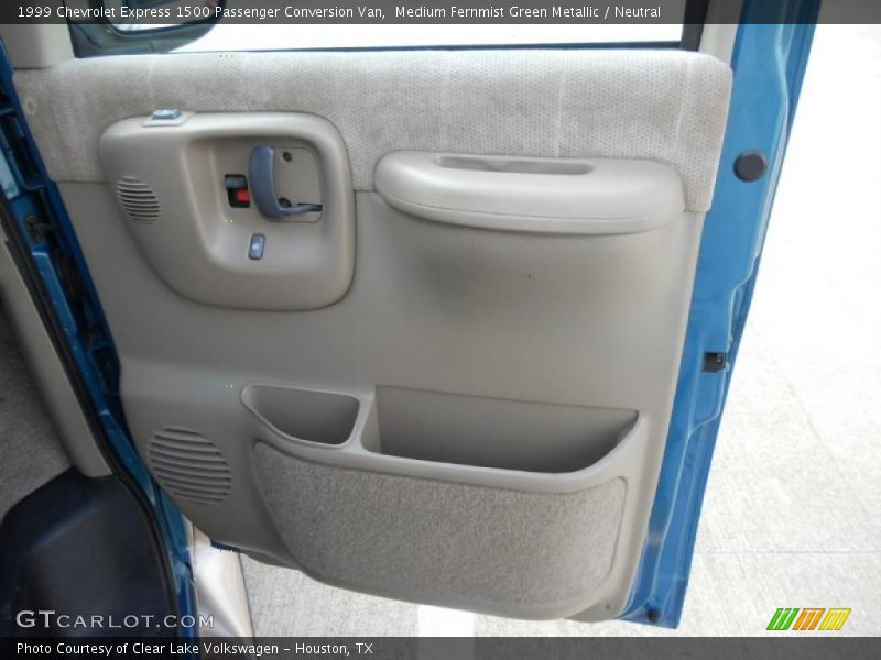 Medium Fernmist Green Metallic / Neutral 1999 Chevrolet Express 1500 Passenger Conversion Van