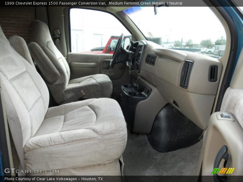 Medium Fernmist Green Metallic / Neutral 1999 Chevrolet Express 1500 Passenger Conversion Van