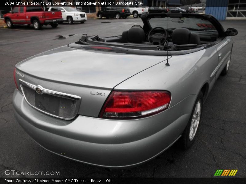 Bright Silver Metallic / Dark Slate Gray 2004 Chrysler Sebring LXi Convertible