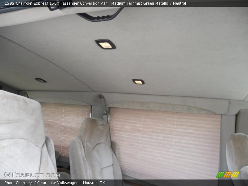 Medium Fernmist Green Metallic / Neutral 1999 Chevrolet Express 1500 Passenger Conversion Van