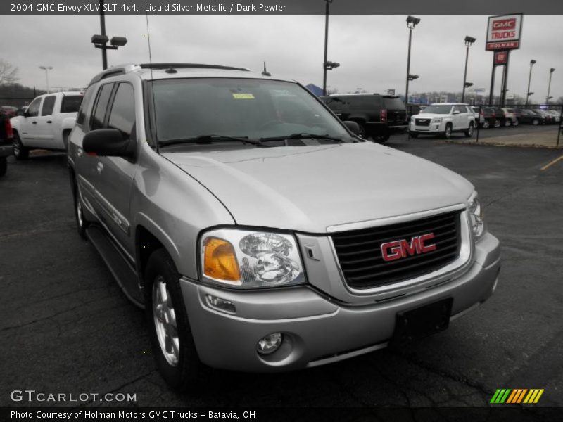 Liquid Silver Metallic / Dark Pewter 2004 GMC Envoy XUV SLT 4x4
