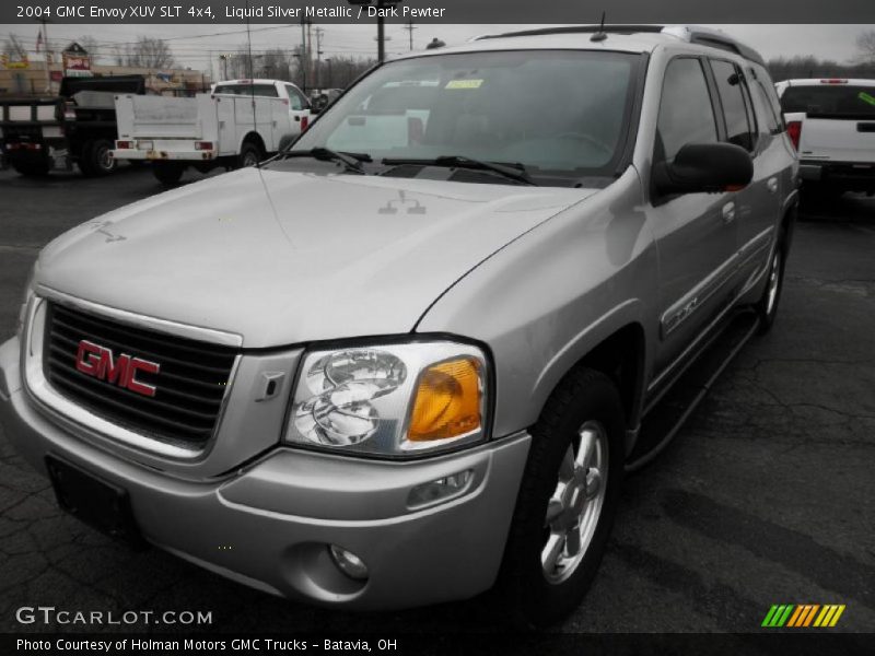 Liquid Silver Metallic / Dark Pewter 2004 GMC Envoy XUV SLT 4x4