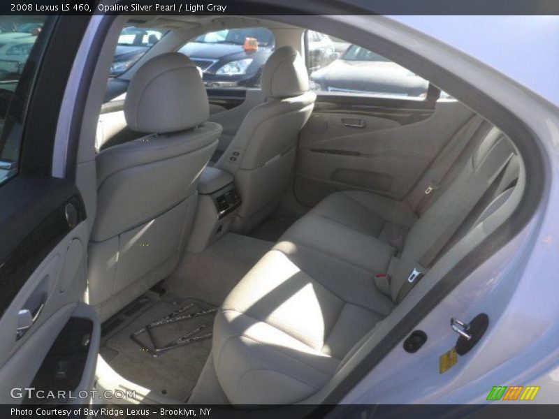 Opaline Silver Pearl / Light Gray 2008 Lexus LS 460