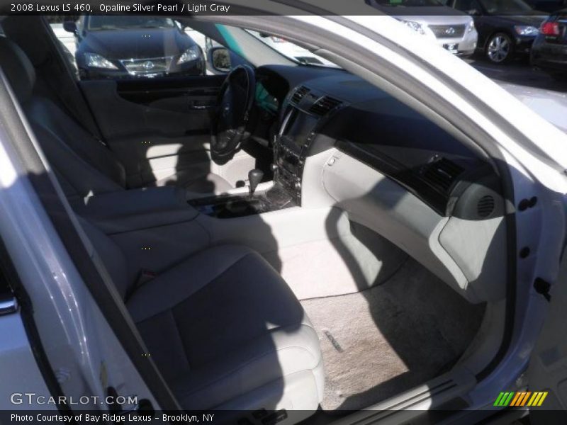 Opaline Silver Pearl / Light Gray 2008 Lexus LS 460