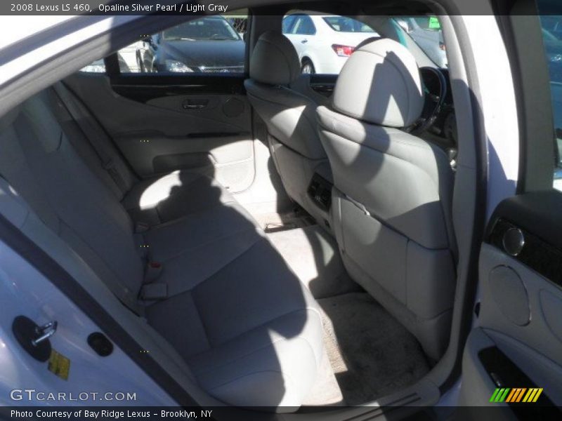 Opaline Silver Pearl / Light Gray 2008 Lexus LS 460