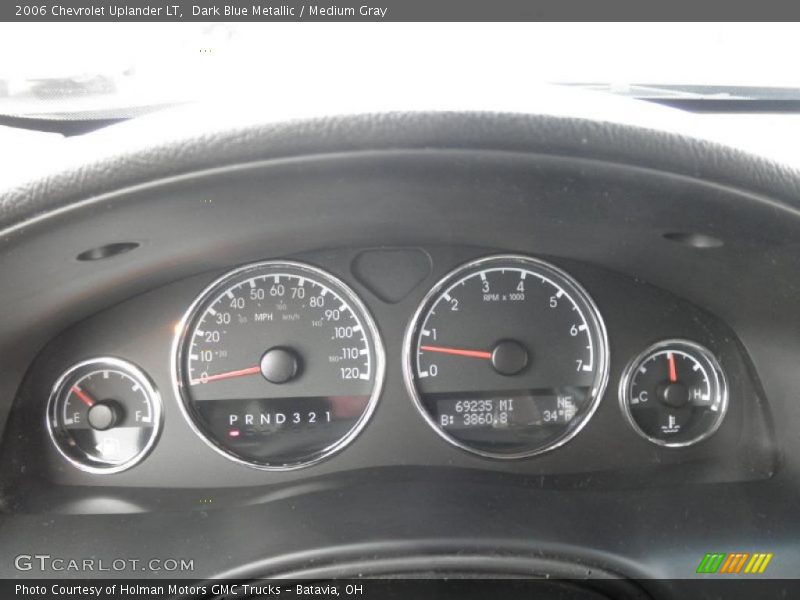 Dark Blue Metallic / Medium Gray 2006 Chevrolet Uplander LT