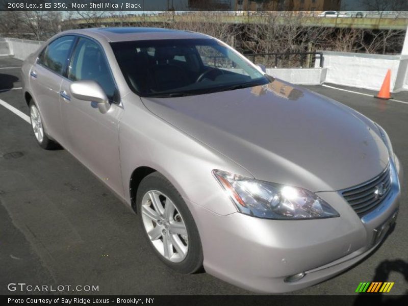 Moon Shell Mica / Black 2008 Lexus ES 350